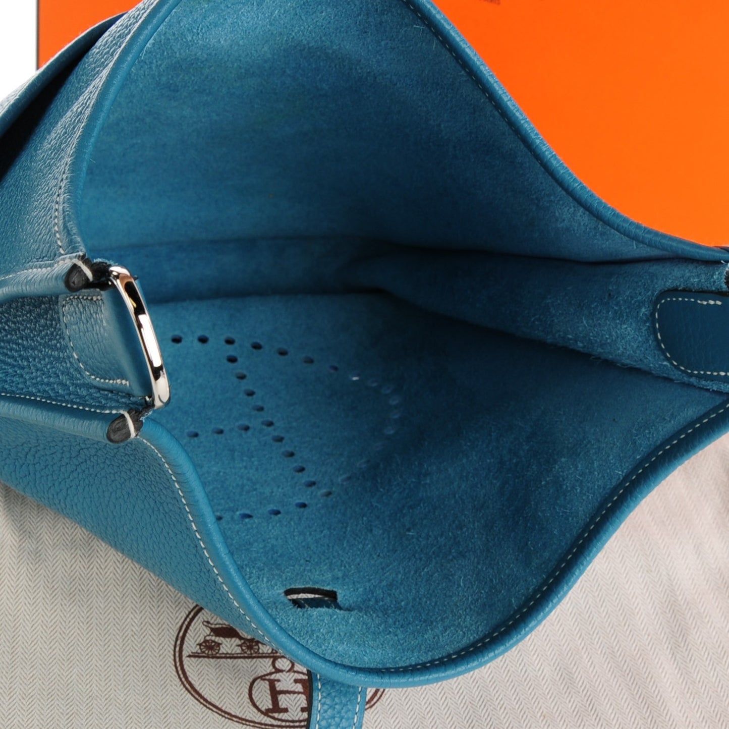 Taurillon Clemence Evelyne III PM Blue Jean