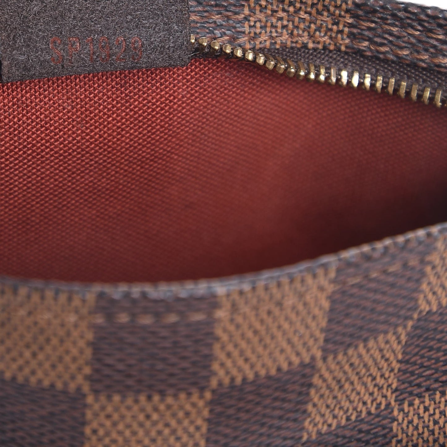 Damier Ebene Trousse Make Up Bag Pochette