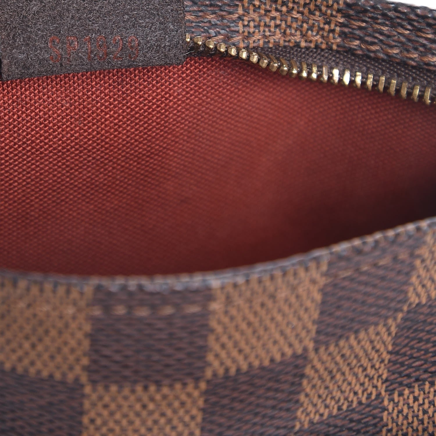 Louis Vuitton Damier Ebene Trousse Make Up Bag Pochette 7 of 18