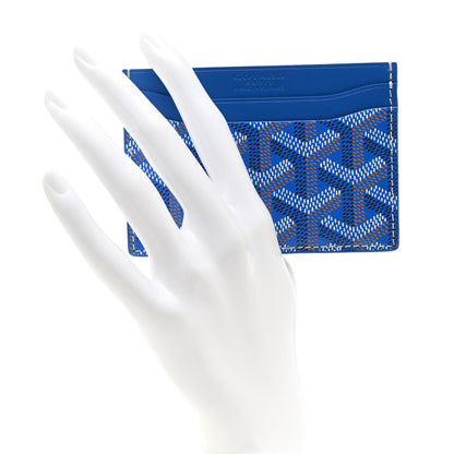 Goyard Goyardine Saint Sulpice Card Holder Sky Blue 2 of 6