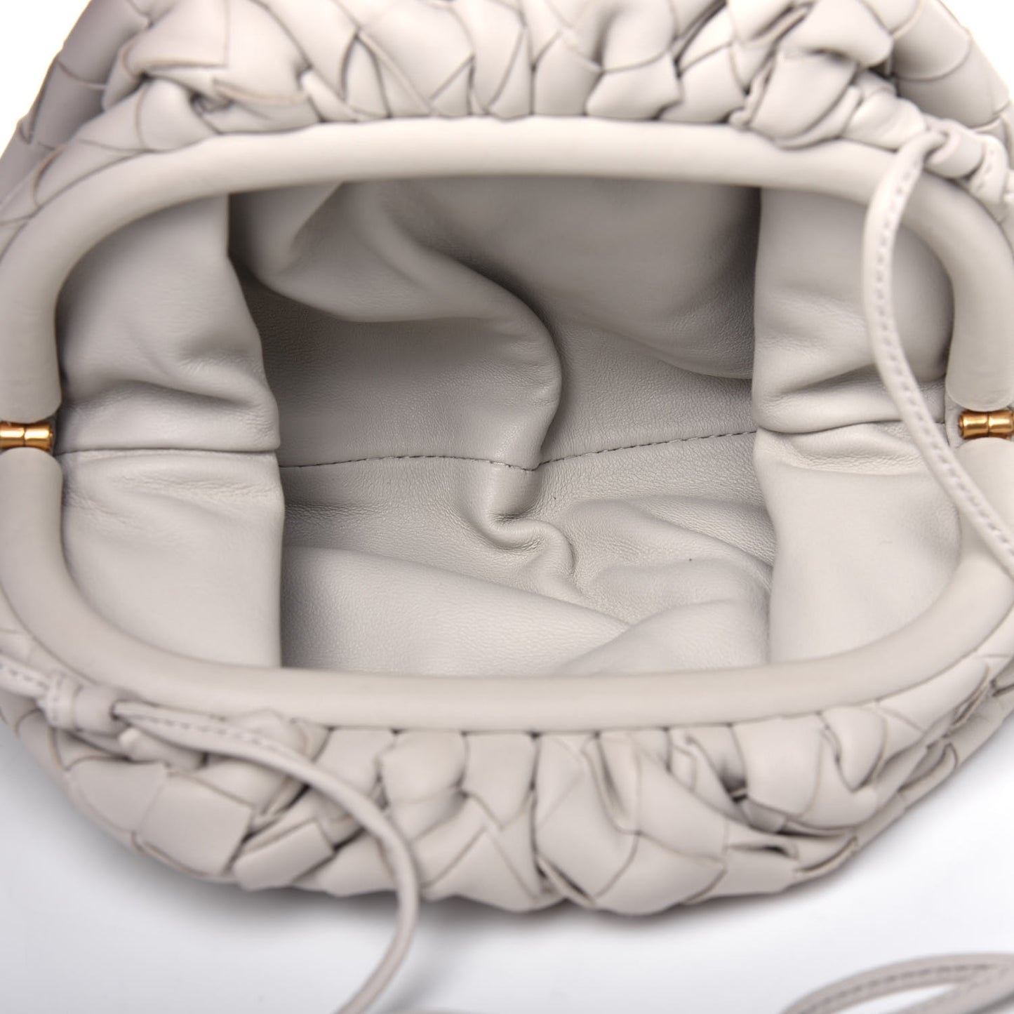 Nappa Intrecciato The Mini Pouch Plaster