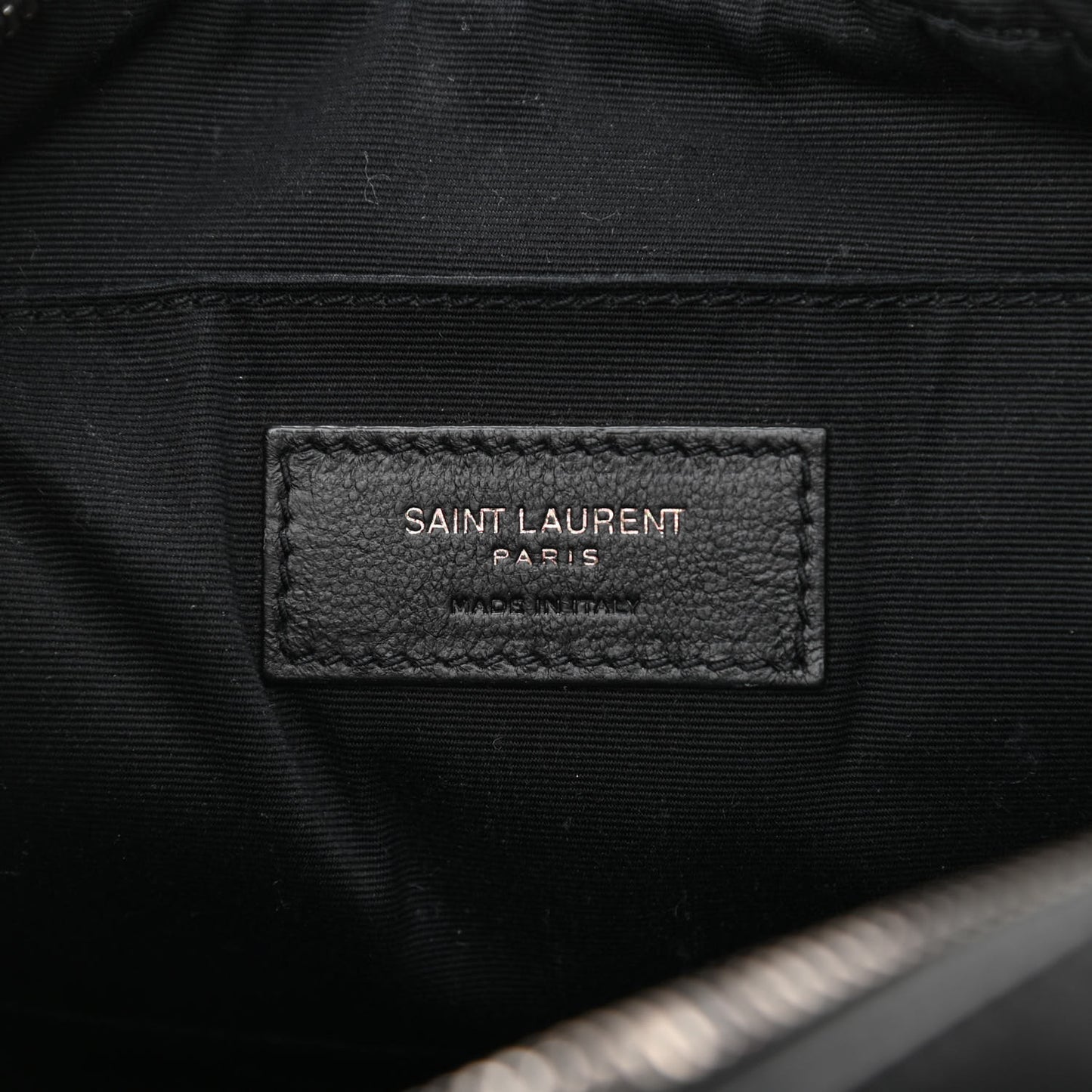 Calfskin Matelasse Monogram Lou Camera Bag Black