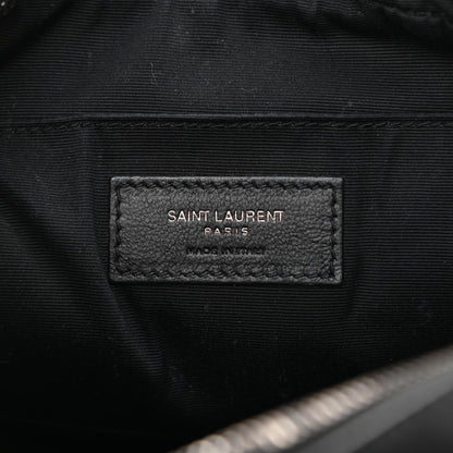 Saint Laurent Calfskin Matelasse Monogram Lou Camera Bag Black 6 of 8