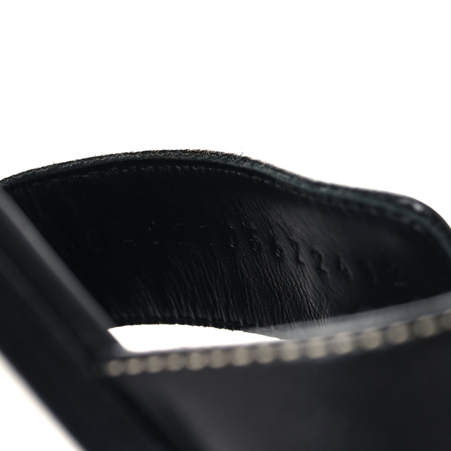 Box Calfskin Oran Sandals 37 Black