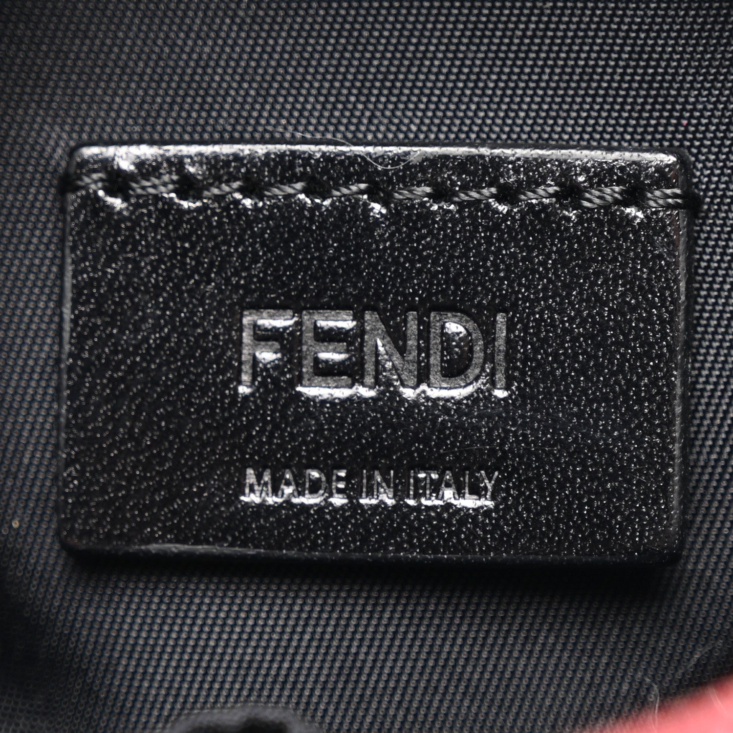 Fendi Vitello Dolce Elaphe Crystal Nutria Fox Fur Monster Eyes Mini Backpack Charm Ribes Natural Multicolor 4 of 5