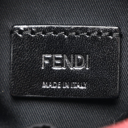 Fendi Vitello Dolce Elaphe Crystal Nutria Fox Fur Monster Eyes Mini Backpack Charm Ribes Natural Multicolor 4 of 5