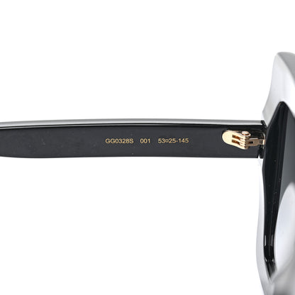 Gucci Acetate Oversize Sunglasses GG0328S Black 7 of 8