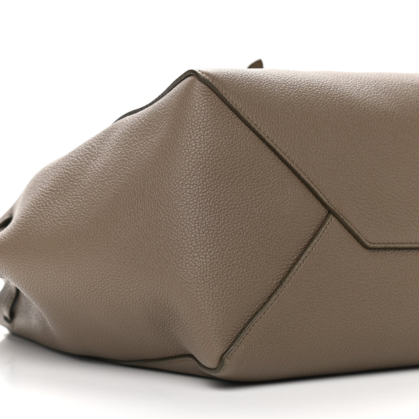 Soft Grained Calfskin Small Belt Cabas Phantom Taupe