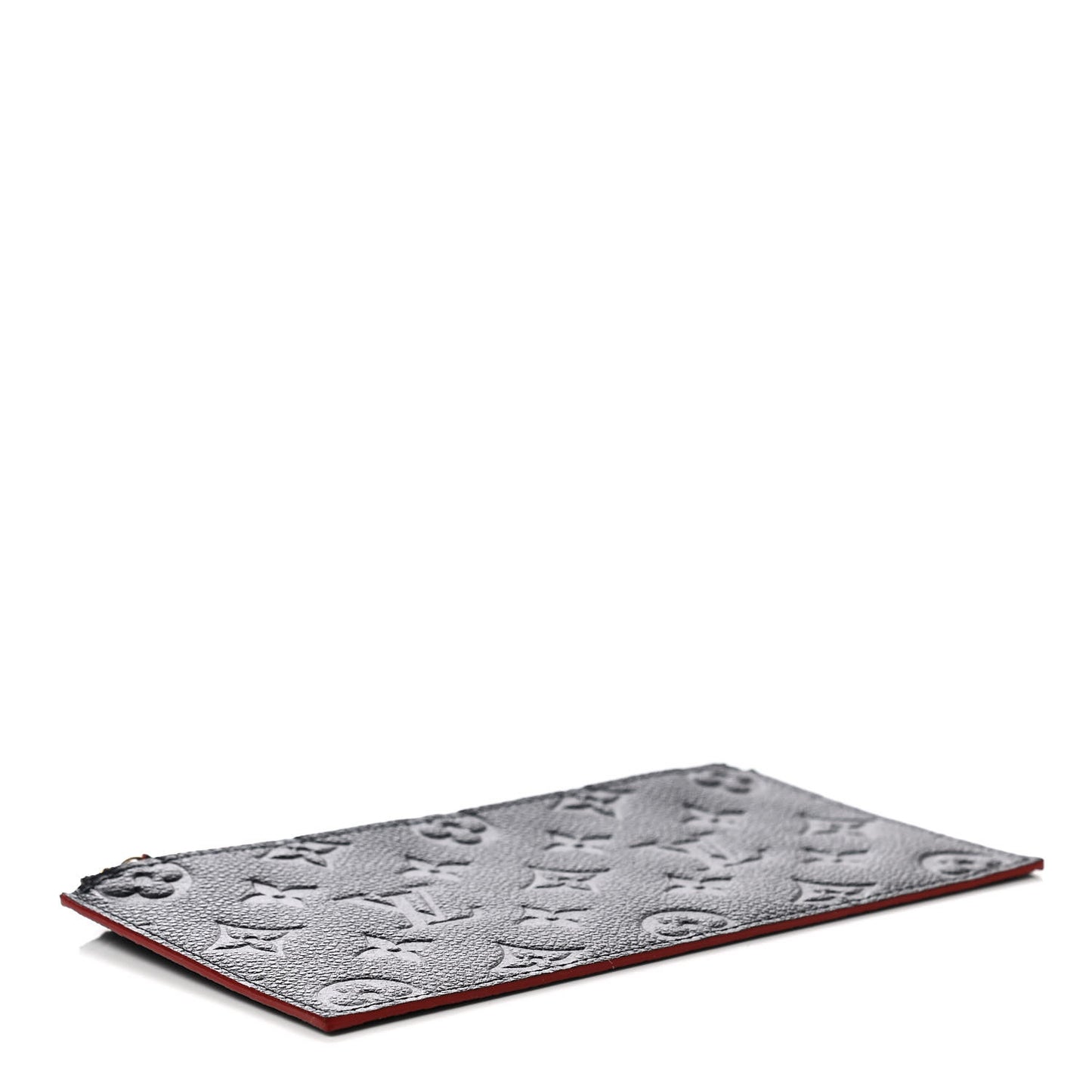 Empreinte Felicie Chain Wallet Zippered Insert Marine Rouge