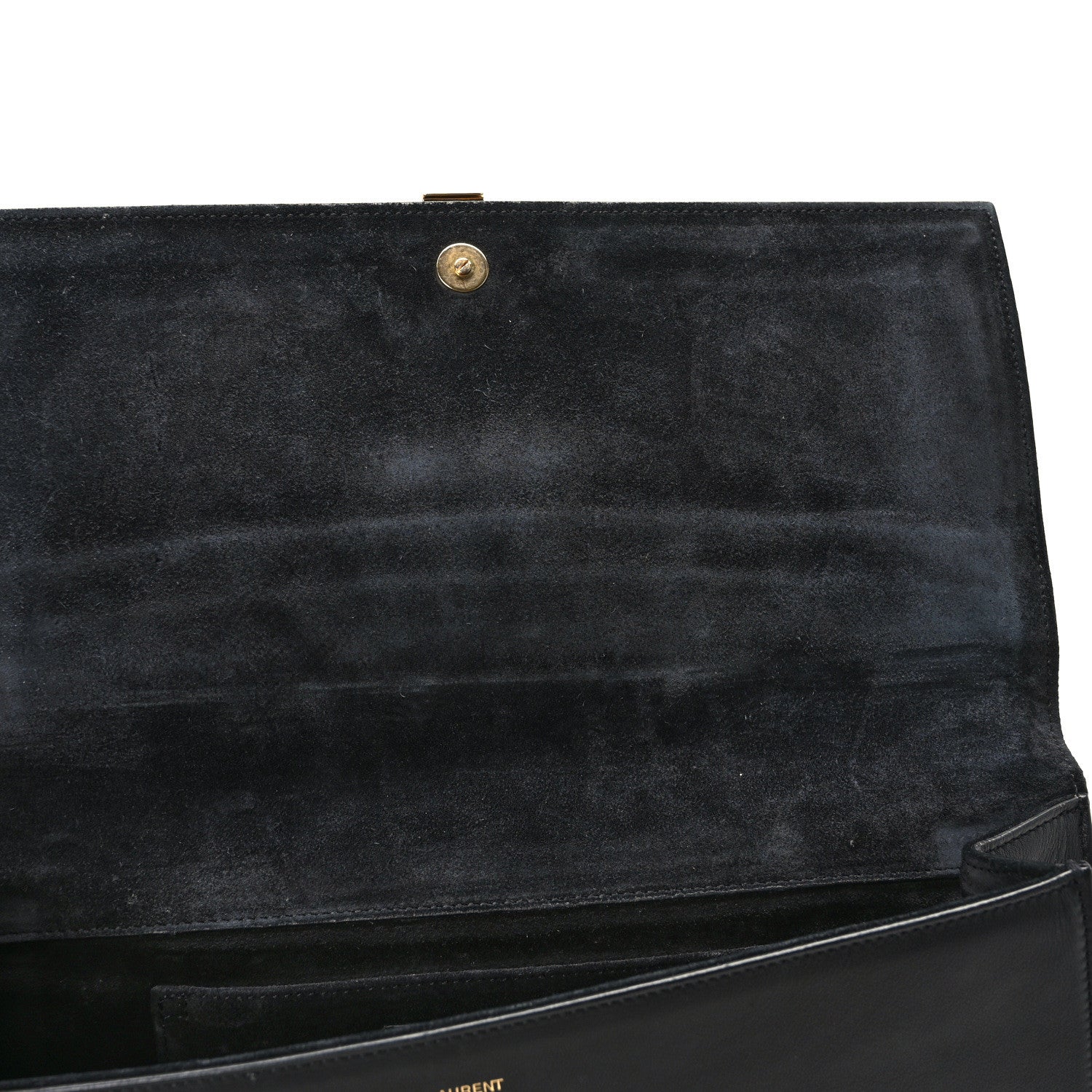 Saint Laurent Calfskin Classic Y Ligne Clutch Black 11 of 12
