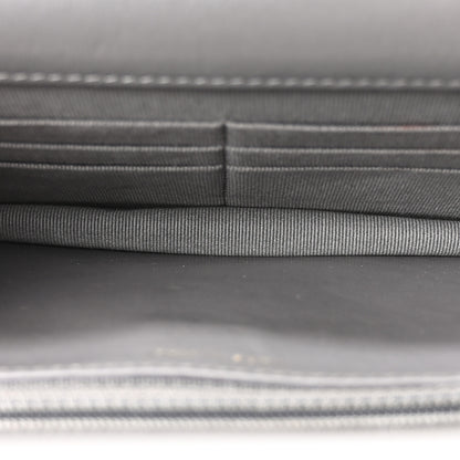 Chanel Lambskin Quilted Chanel 19 Wallet On Chain WOC Grey 4 of 10