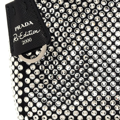 Prada Satin Crystal Mini Re-Edition 2000 Bag Cristal 7 of 11