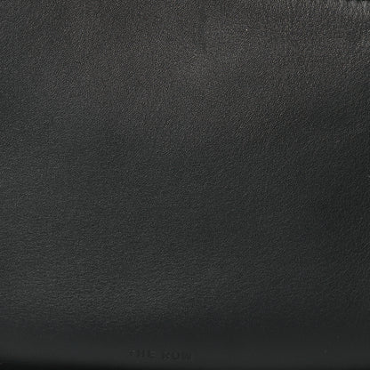 The Row Smooth Calfskin Half Moon Shoulder Bag Black 7 of 9