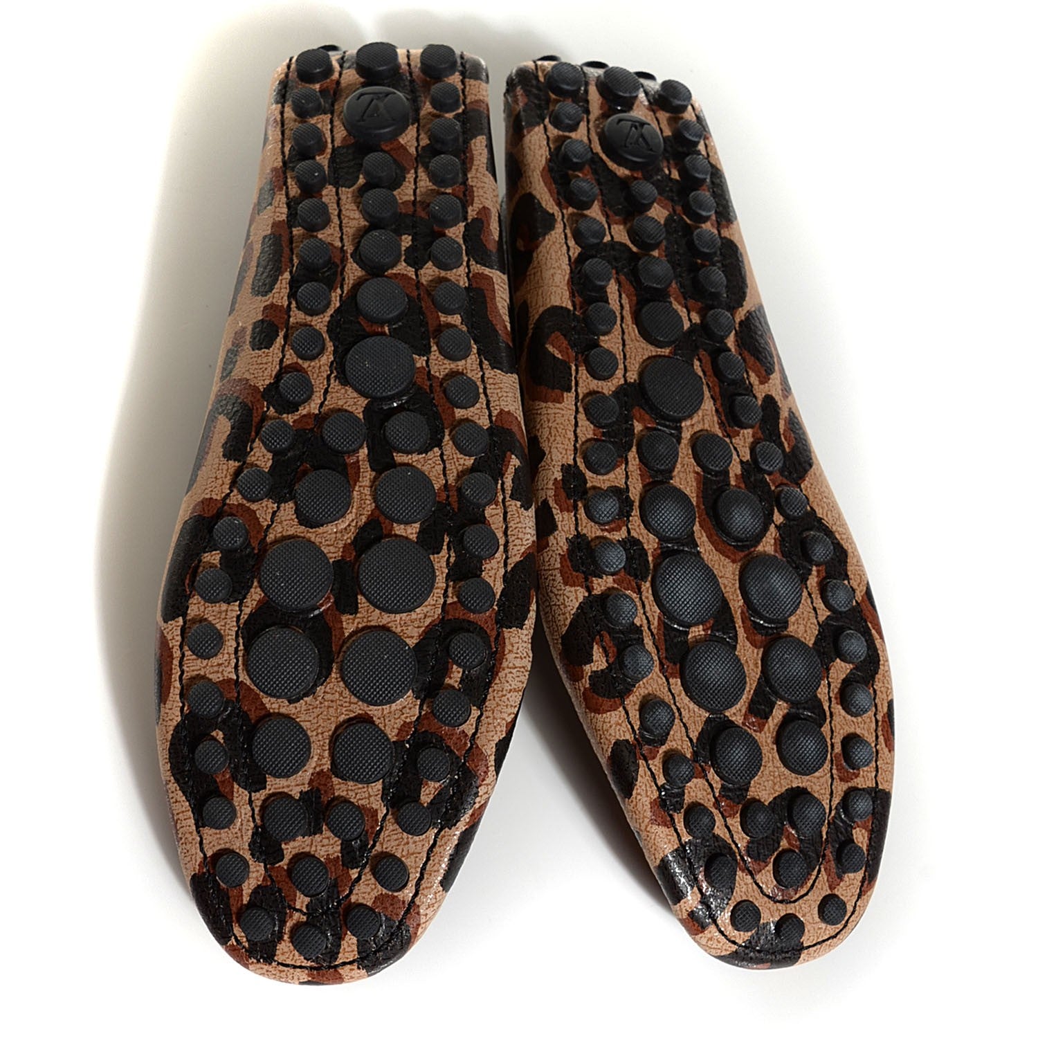 Louis Vuitton Leopard Print Calf Hair Gloria Loafers 40 5 of 7