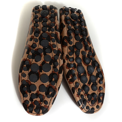Louis Vuitton Leopard Print Calf Hair Gloria Loafers 40 5 of 7