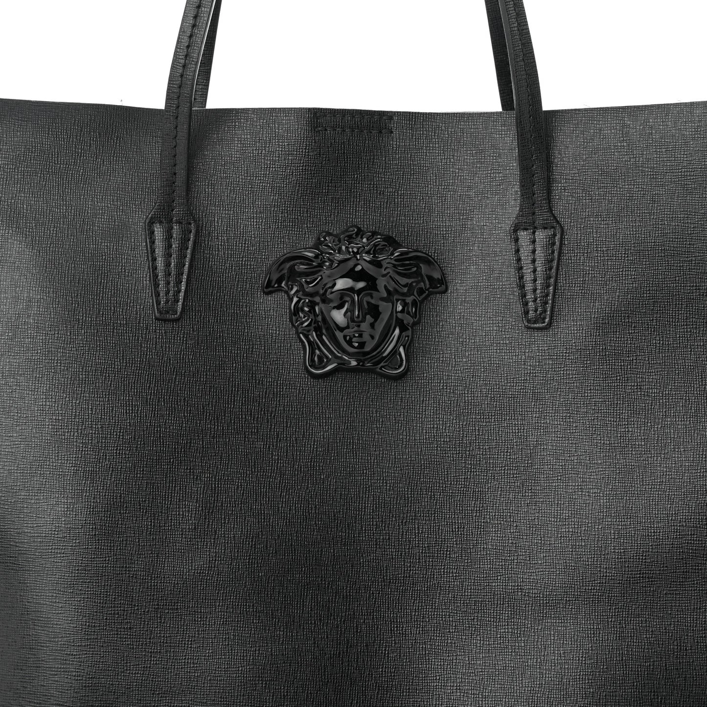 Saffiano Palazzo Medusa Tote Black
