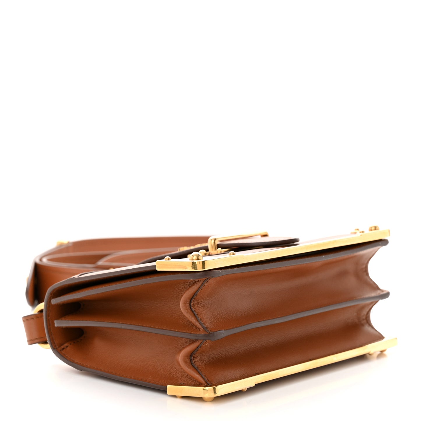 City Calfskin Cahier Bag Cognac