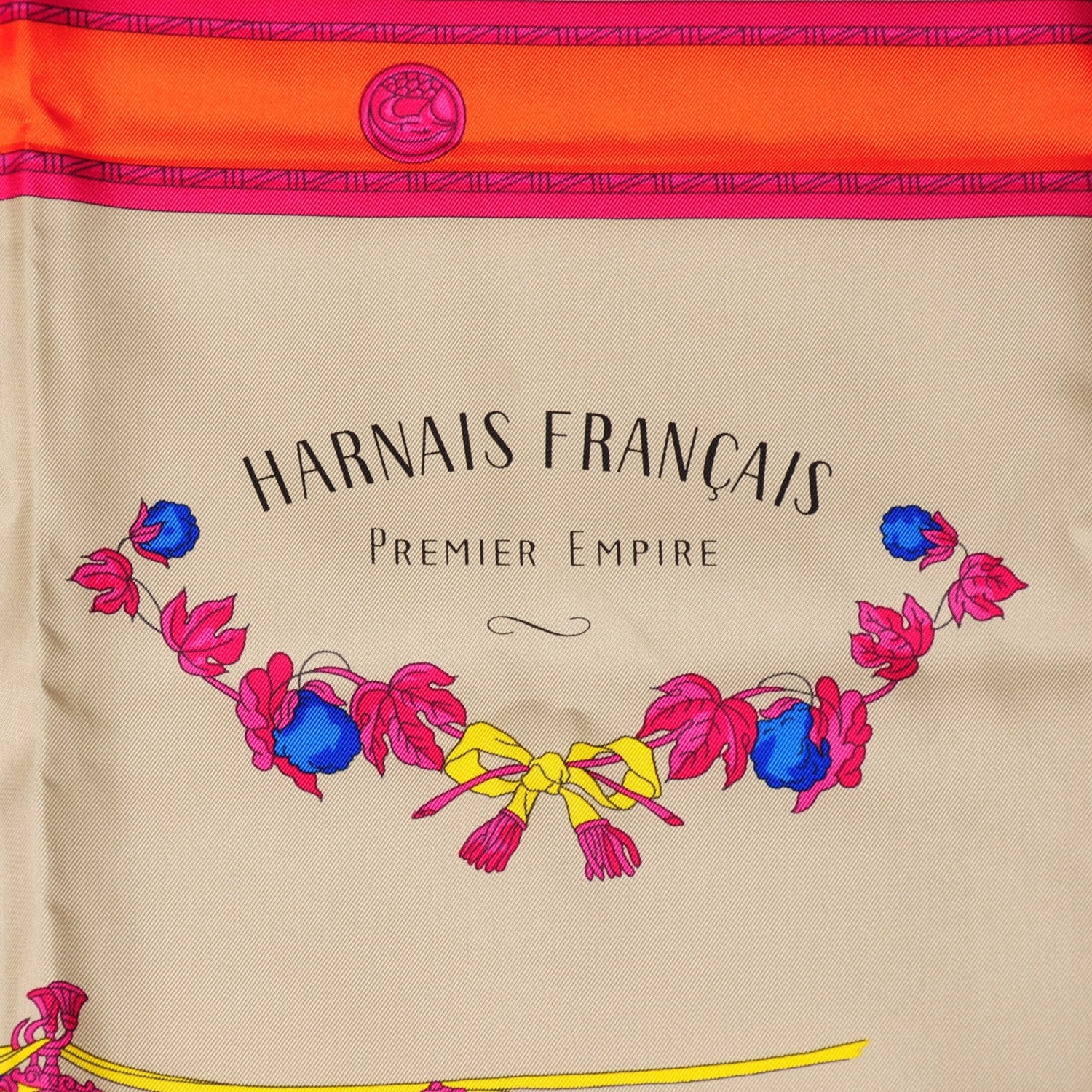 Hermes Silk Harnais Francais Premier Empire Scarf 90 3 of 6