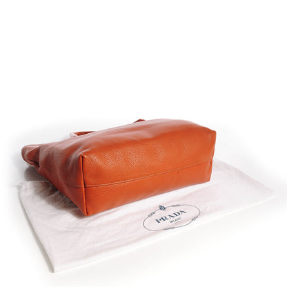 Prada Vitello Daino Shopping Tote Rame 4 of 9