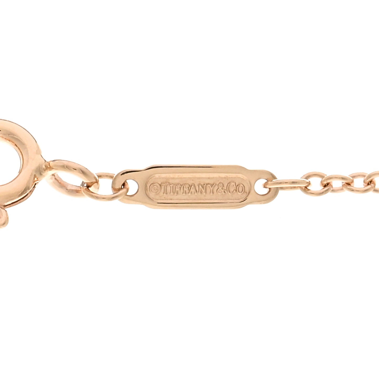 18K Rose Gold Diamond Knot Necklace