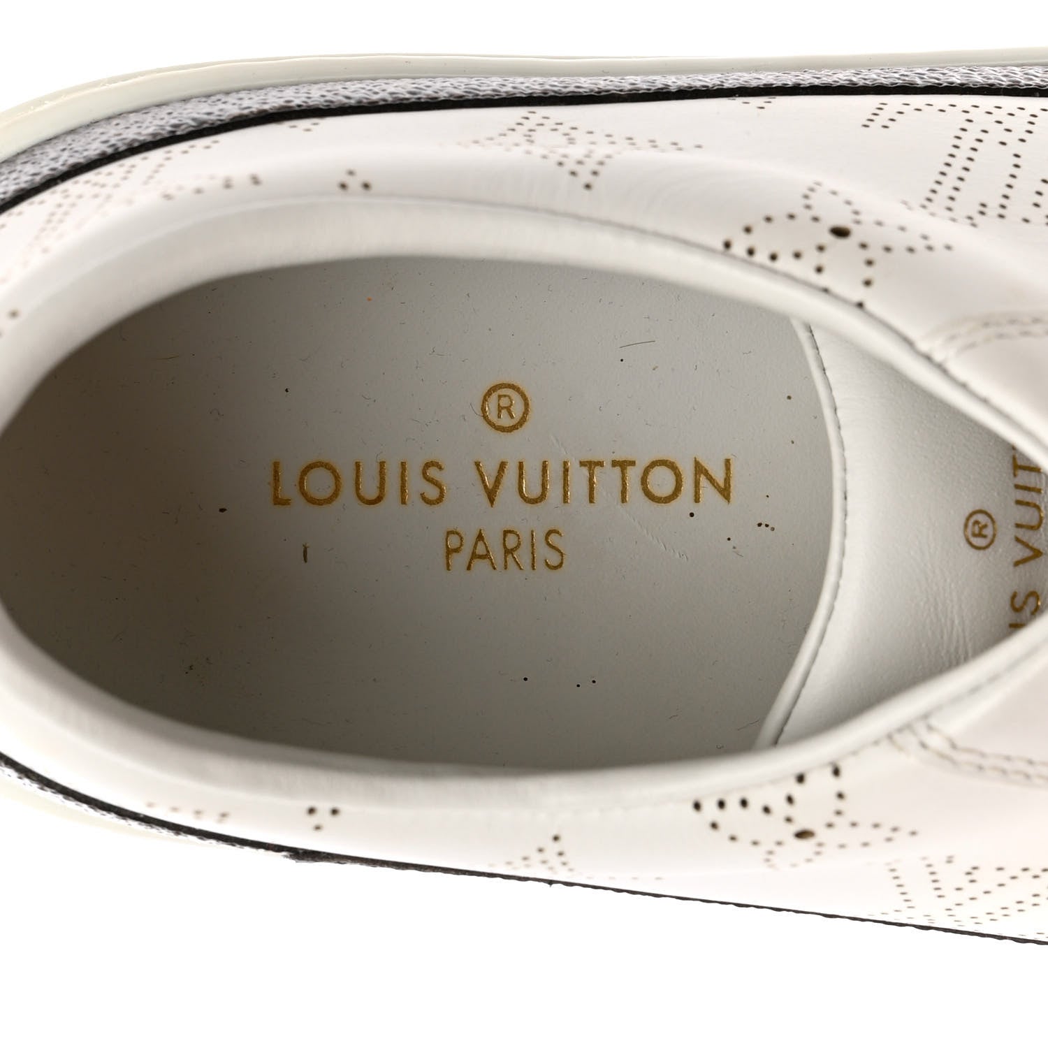 Louis Vuitton Monogram Womens Stellar Sneakers 37.5 White 6 of 8