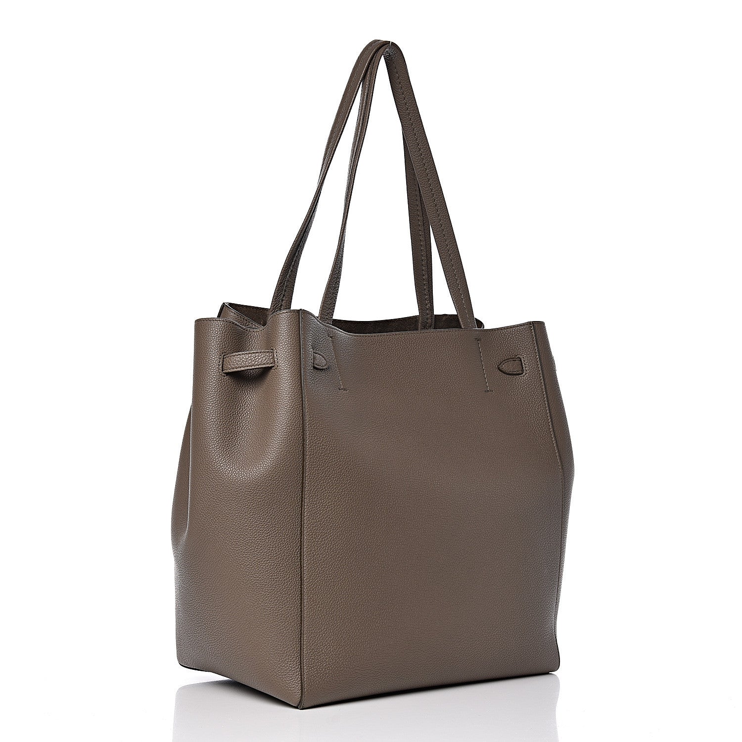 Celine Soft Grained Calfskin Small Belt Cabas Phantom Taupe 3 of 11