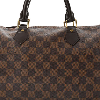 Louis Vuitton Damier Ebene Speedy 30 9 of 19