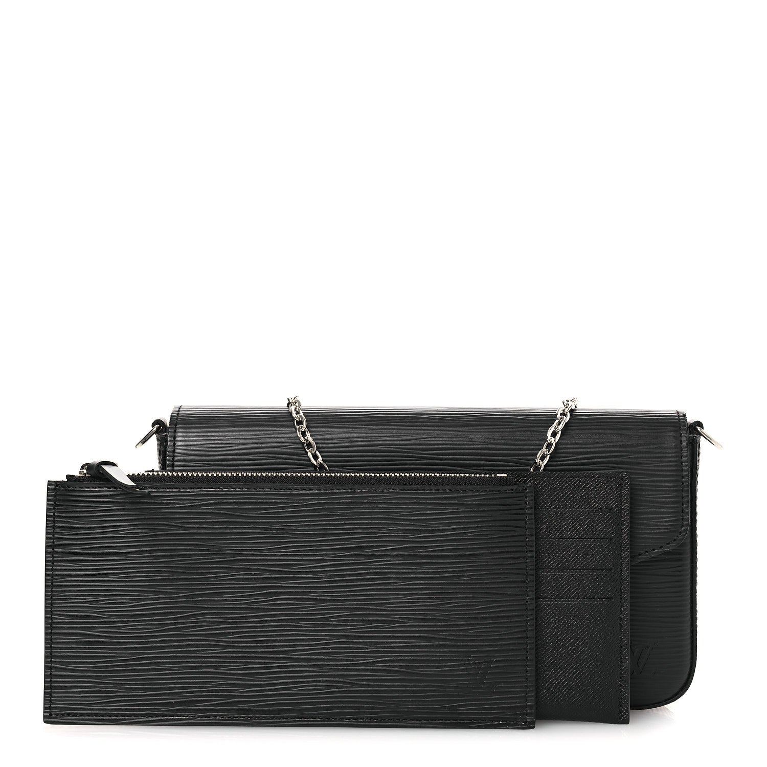 Louis Vuitton Epi Pochette Felicie Black 3 of 12