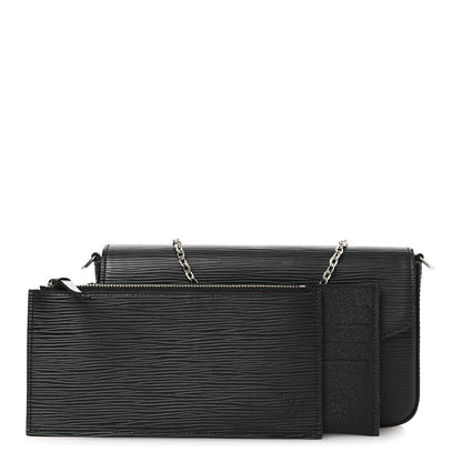 Louis Vuitton Epi Pochette Felicie Black 3 of 12