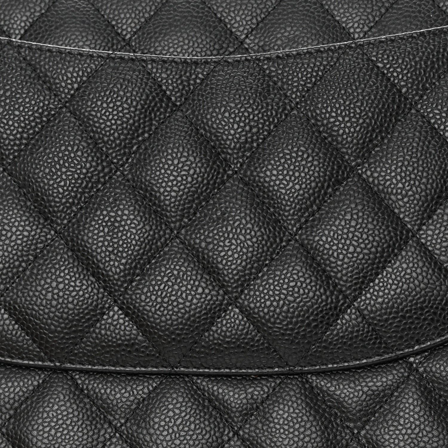 Chanel Caviar Quilted Jumbo Double Flap Black 12 of 13