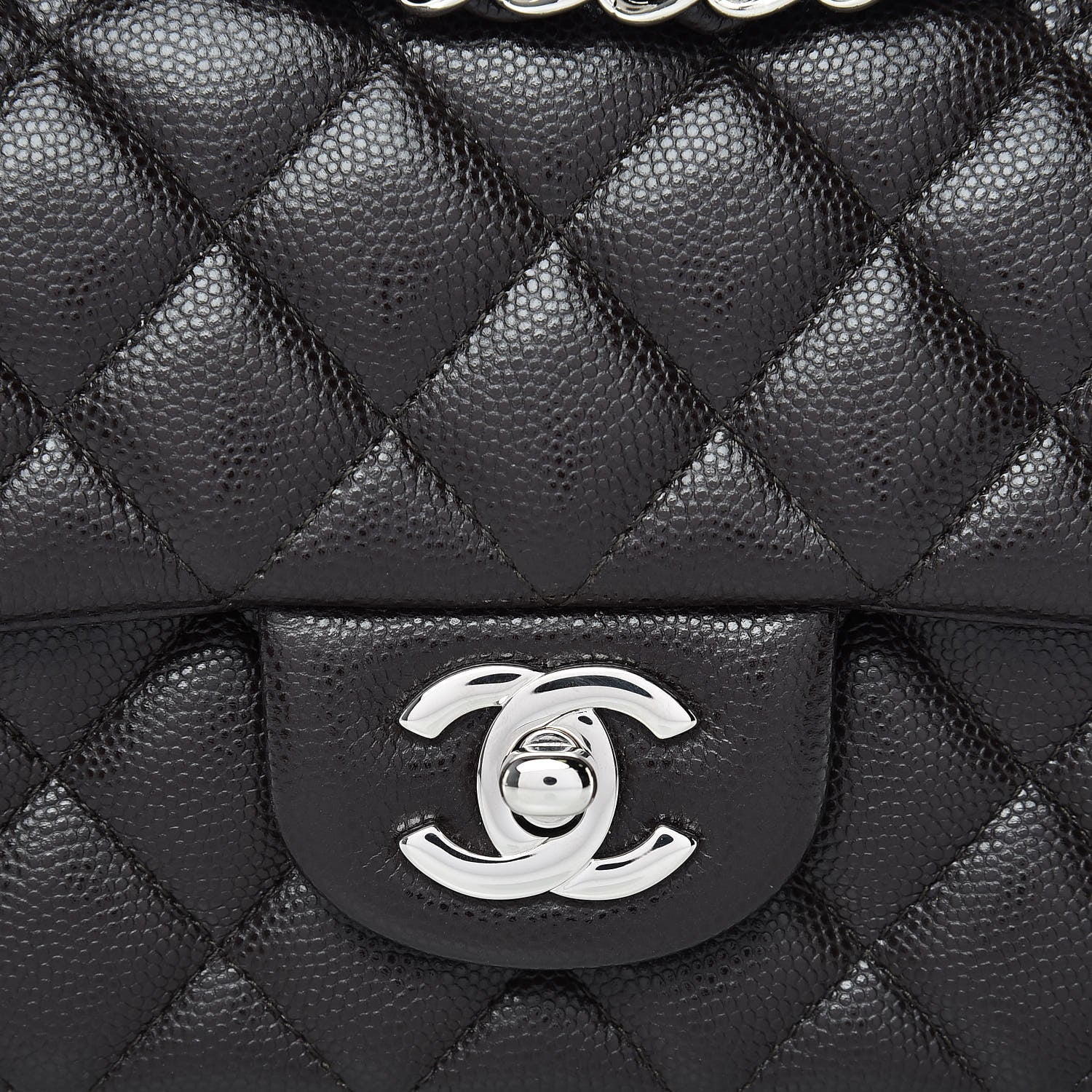 Chanel Caviar Quilted Mini Rectangular Flap Dark Brown 8 of 11