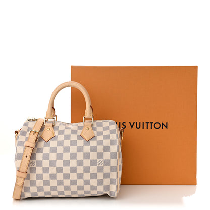 Louis Vuitton Damier Azur Speedy Bandouliere 25 10 of 10