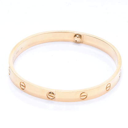 Cartier 18k Yellow Gold LOVE Bracelet Size 20 4 of 6