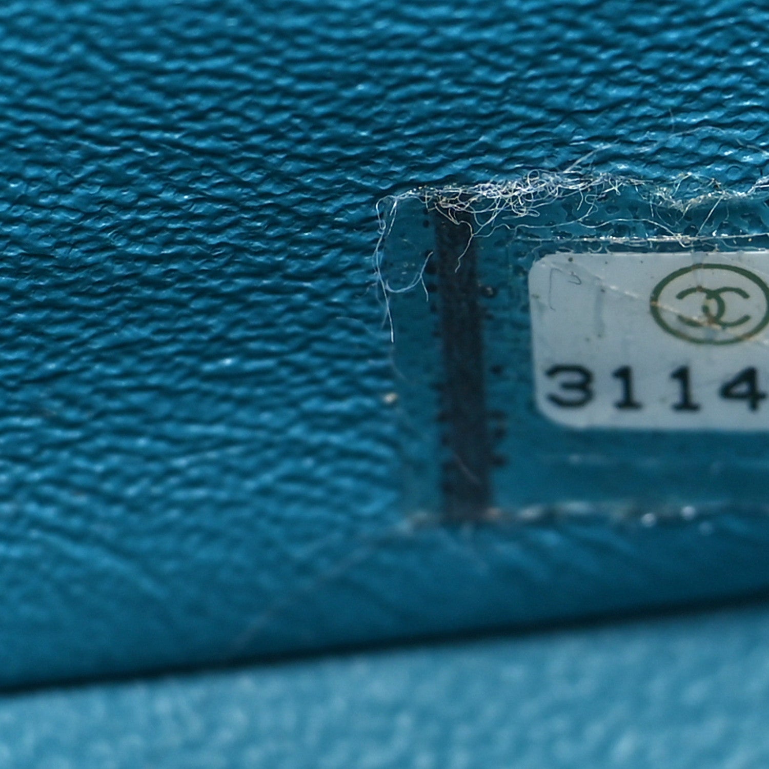 Chanel Lambskin Quilted Mini Rectangular Flap Green Blue 7 of 11