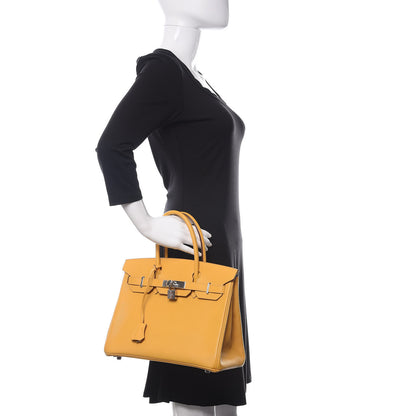 Hermes Epsom Birkin 30 Soleil 2 of 37