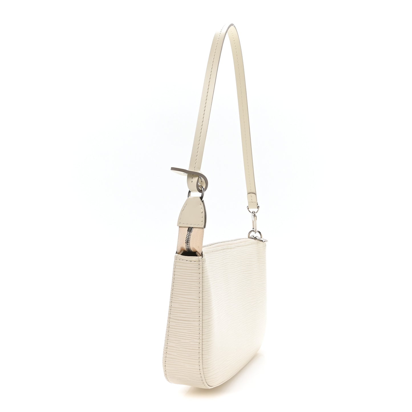 Epi Pochette Accessories NM Ivory