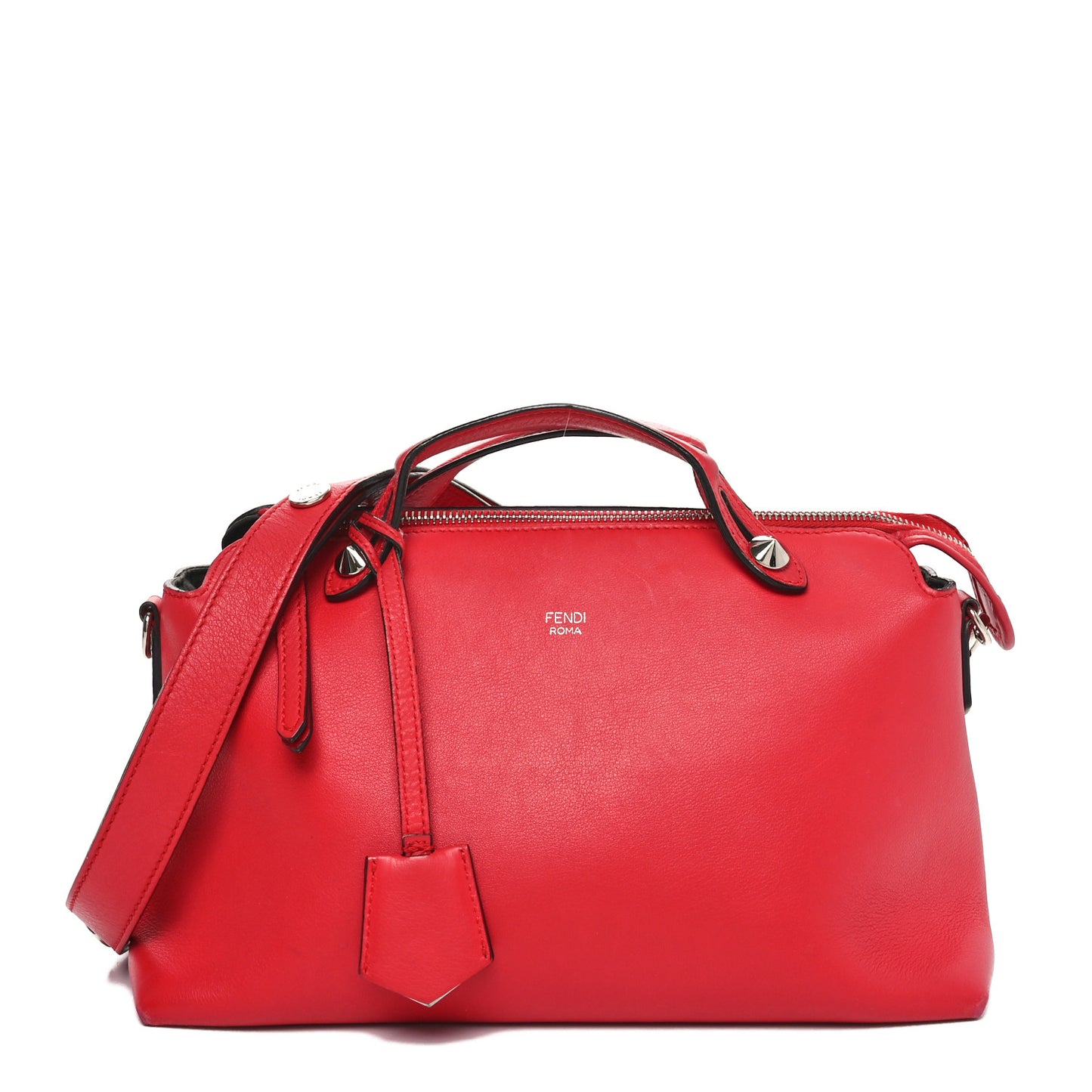 Vitello Dolce Medium By The Way Boston Bag Fiamma