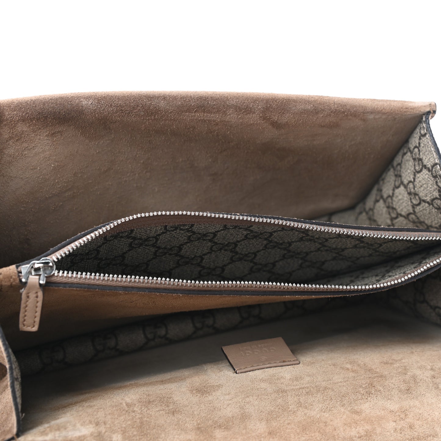 GG Supreme Monogram Small Dionysus Shoulder Bag Taupe