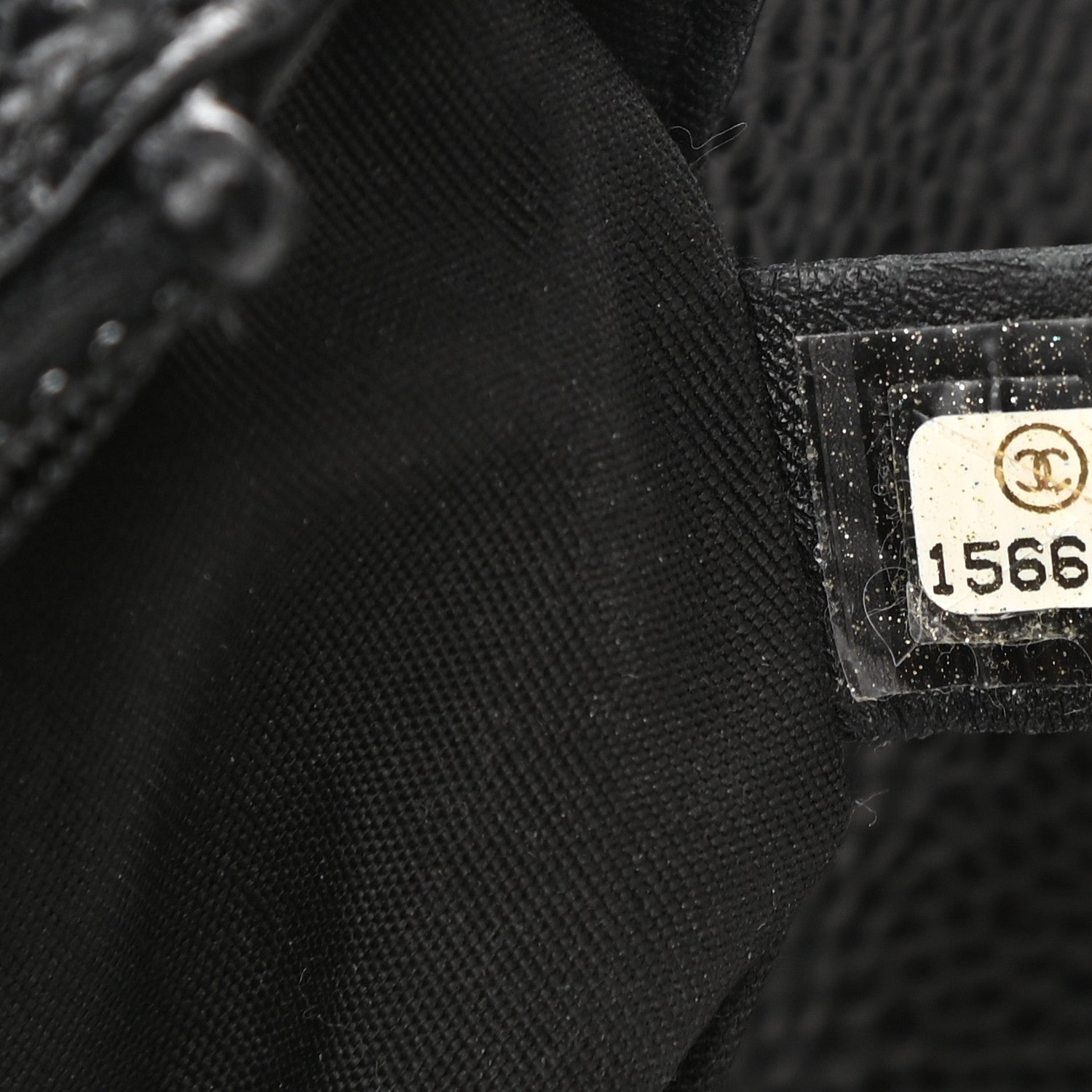 Chanel Caviar Half Moon Wallet On Chain WOC Black 8 of 12