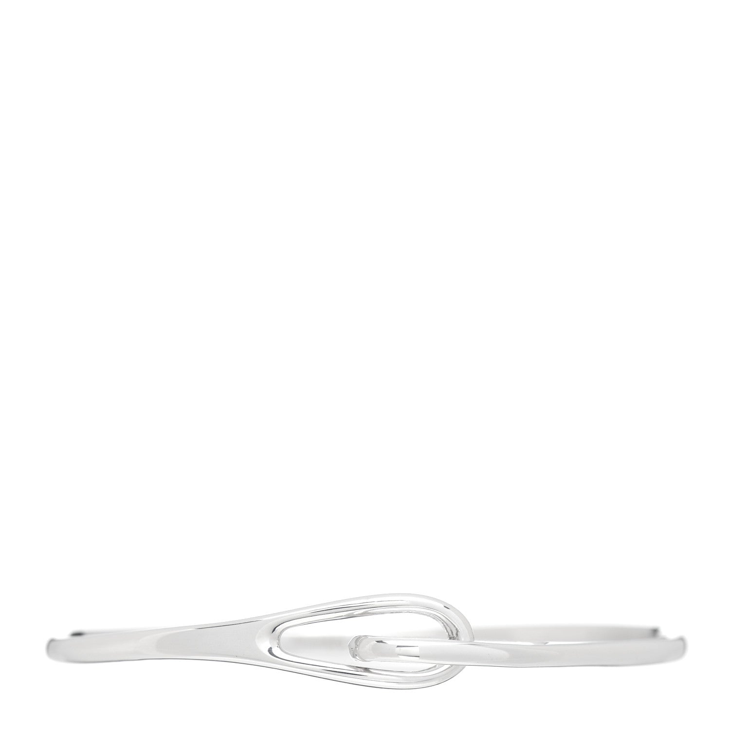 Tiffany Sterling Silver Interlocking Loops Bangle Bracelet 1 of 4