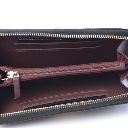 Chanel Aged Calfskin Quilted Small Lucky Charms 2.55 Reissue Zip Around Wallet Black 5 of 8