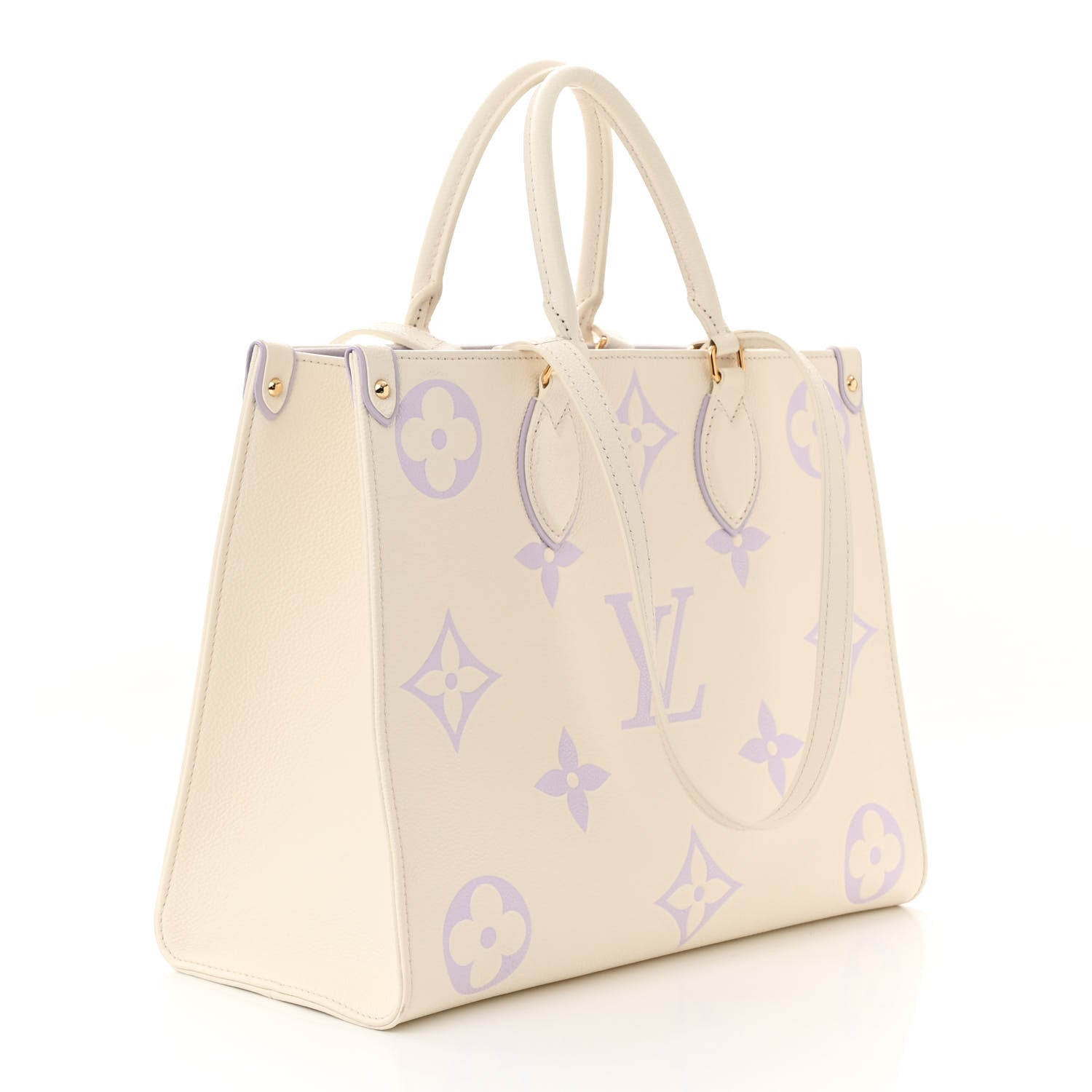 Louis Vuitton Empreinte Monogram Giant Onthego MM Latte Bubble Tea 3 of 10
