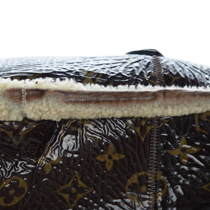Louis Vuitton Patent Monogram Shearling Sac Thunder 8 of 12