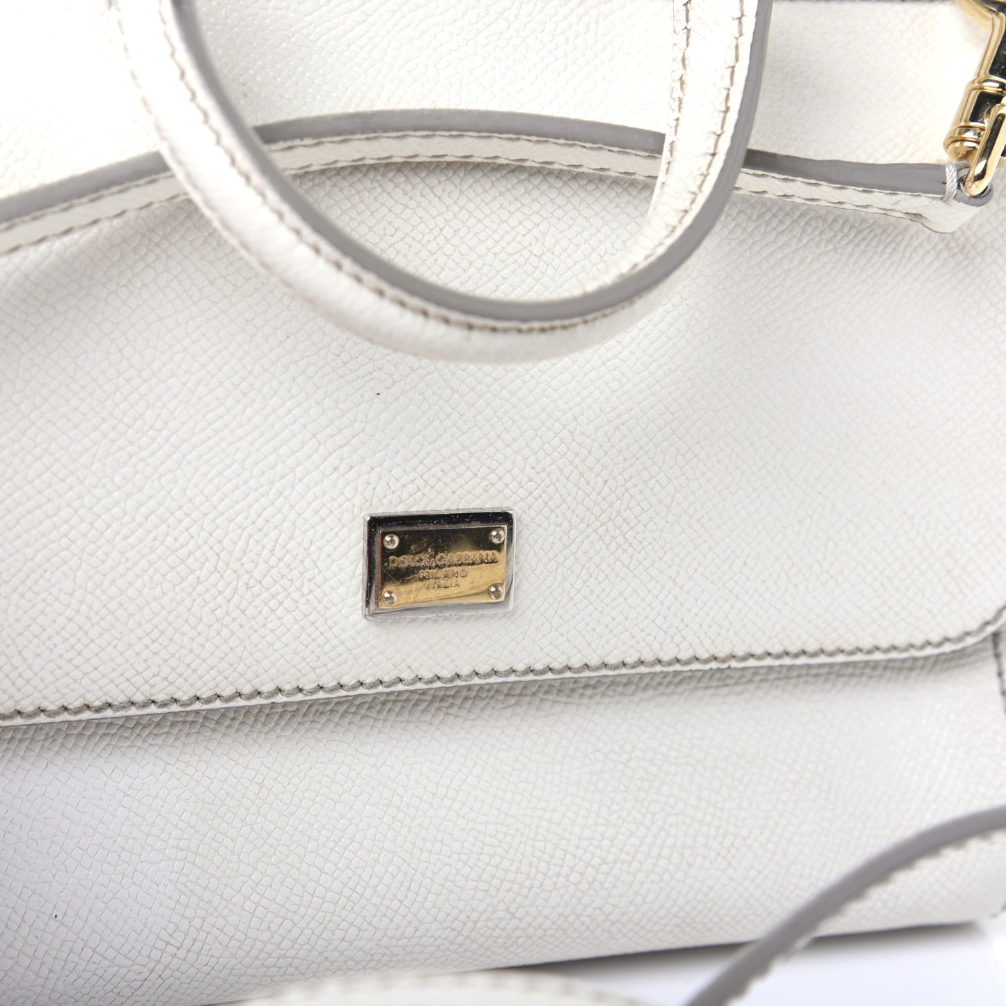 Dauphine Small Miss Sicily Satchel White