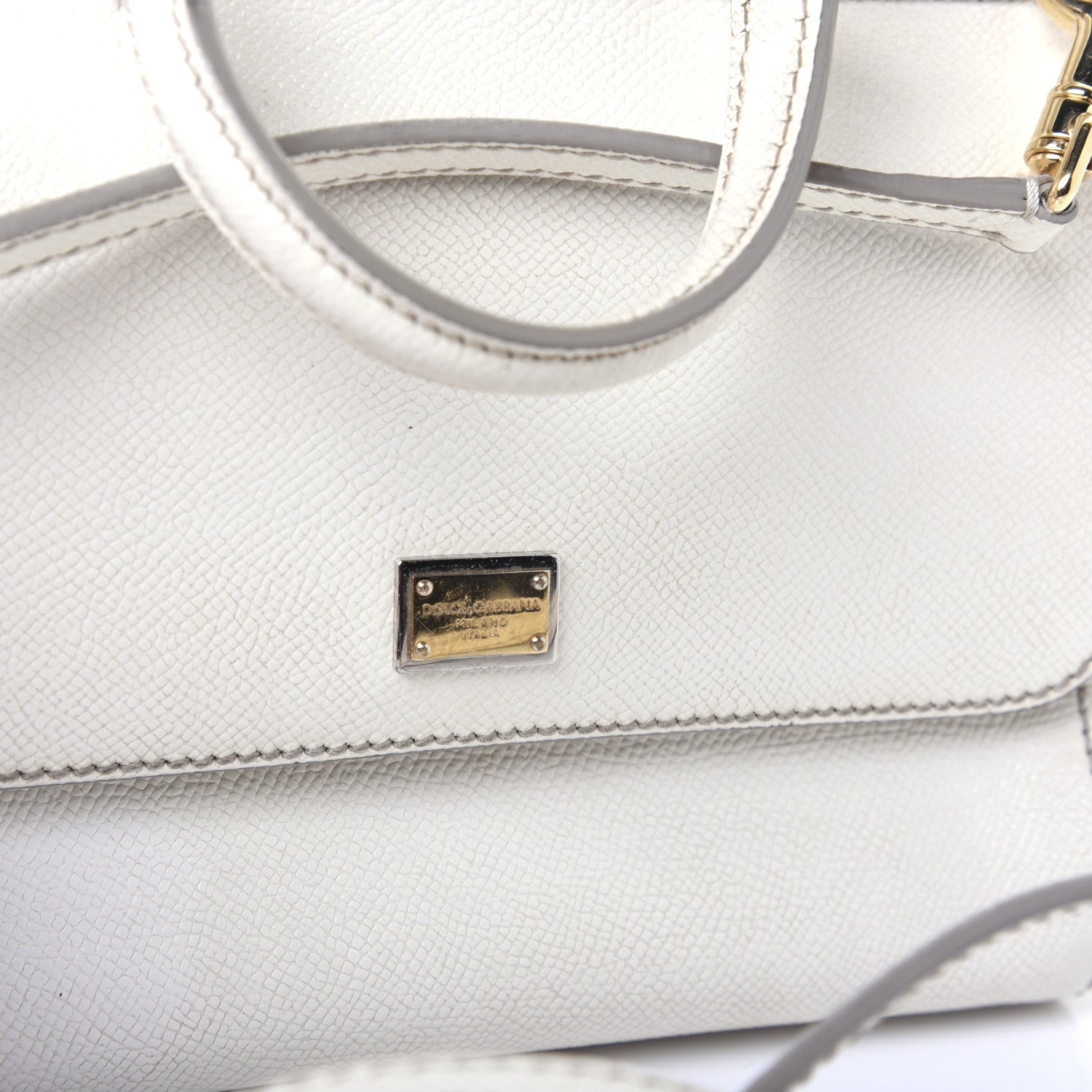 Dolce & Gabbana Dauphine Small Miss Sicily Satchel White 15 of 17