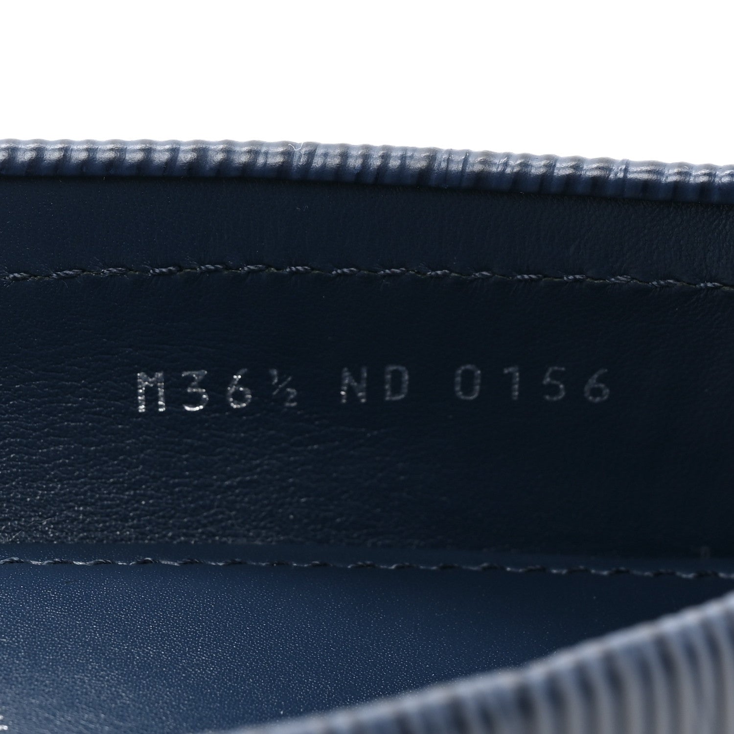 Louis Vuitton Epi Womens Oxford Loafers 36.5 Indigo 9 of 10