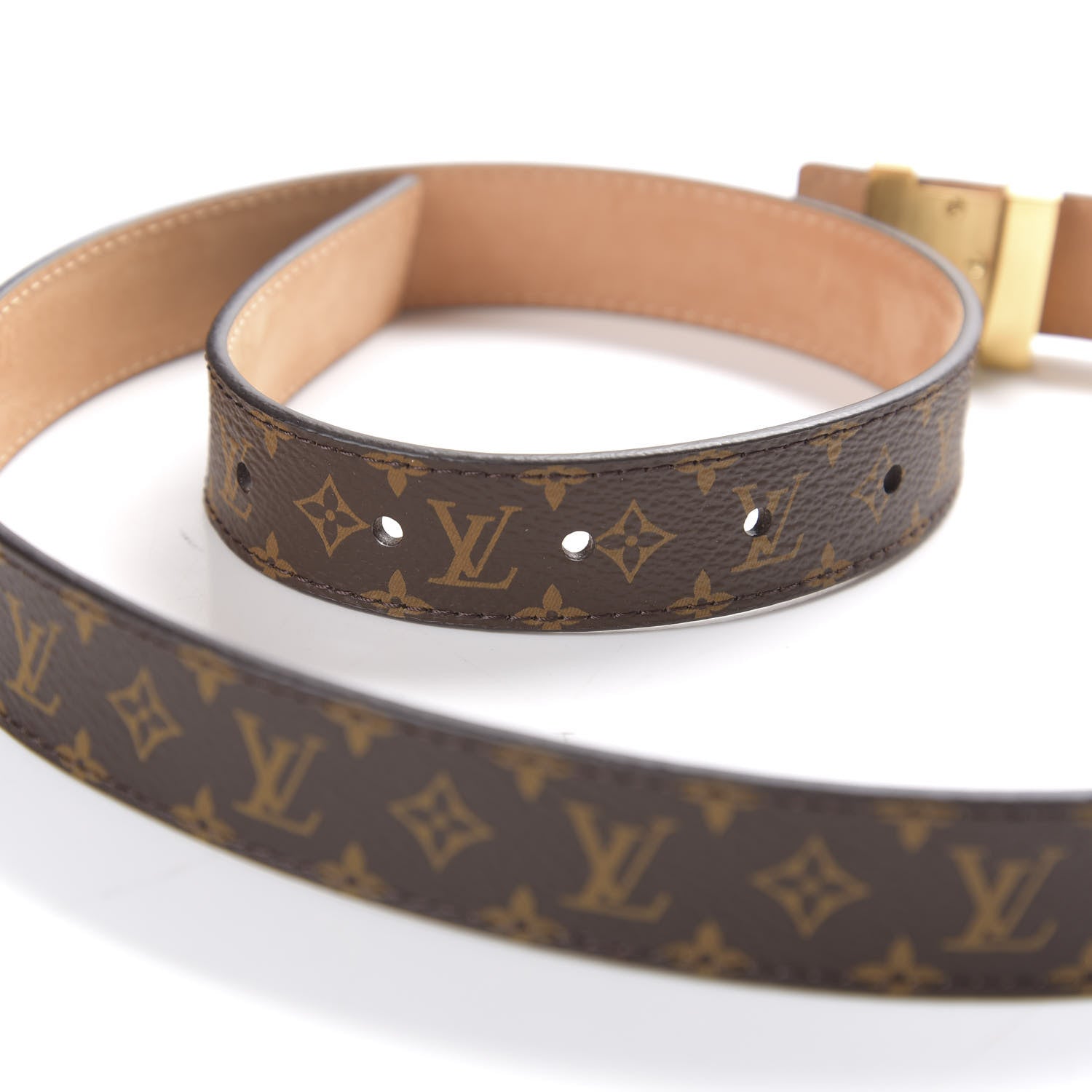 Louis Vuitton Monogram 40mm LV Initiales Belt 80 32 5 of 7