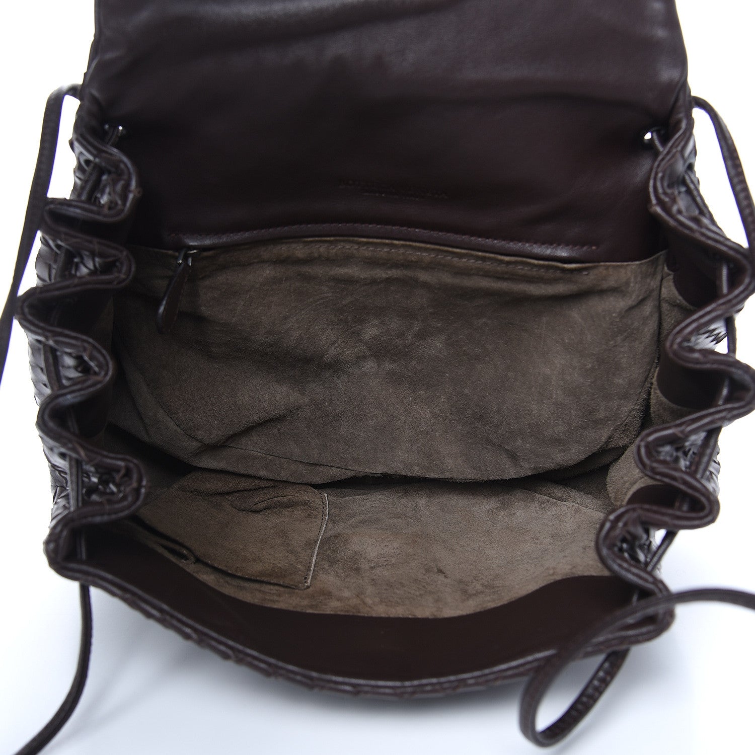 Bottega Veneta Nappa Intrecciato Messenger Bag Ebano 5 of 14