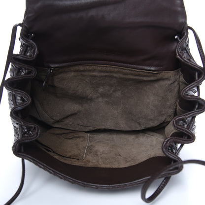 Bottega Veneta Nappa Intrecciato Messenger Bag Ebano 5 of 14