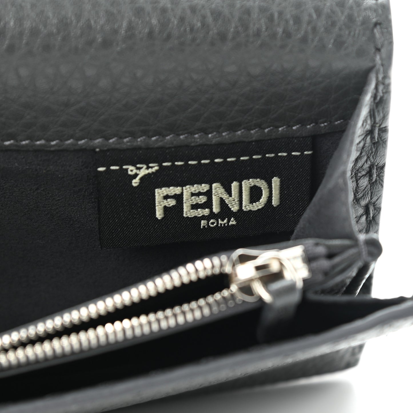 Cuoio Romano Selleria Peekaboo Continental Wallet Asfalto